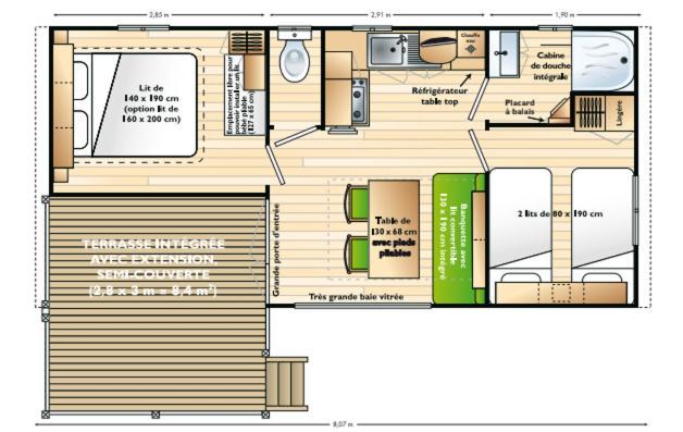 Mobil Home 5Pers Proche Europa Park Dans Camping 3Etoiles Boofzheim Exteriör bild